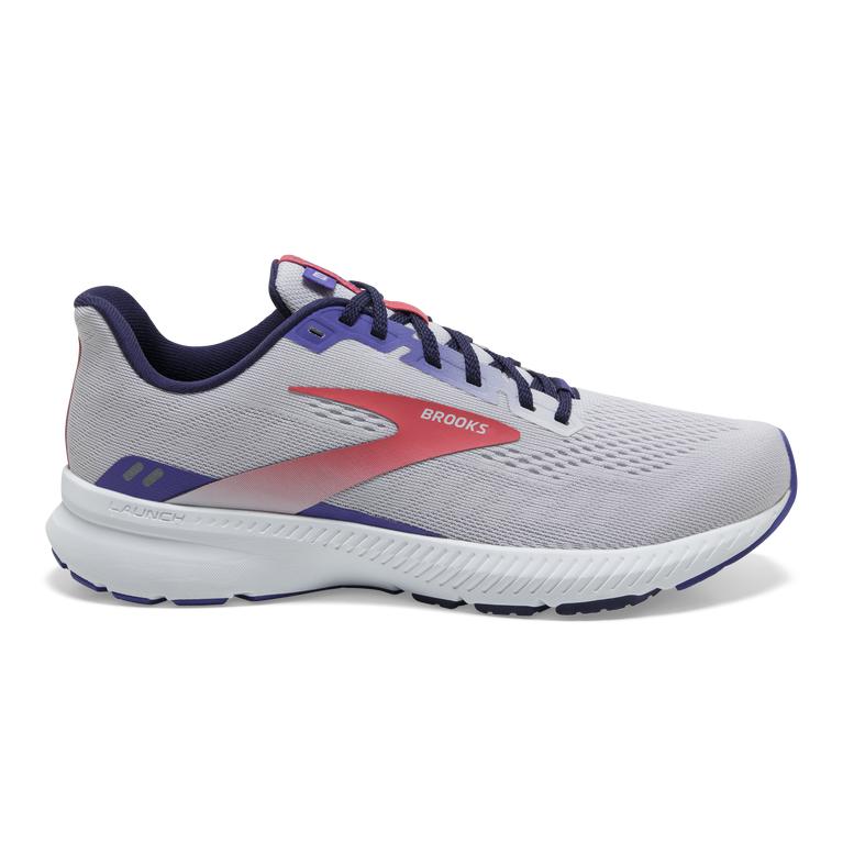 Brooks Launch 8 Light-Cushion Road Running Shoes - Women's - Lavender Purple/Astral/Coral (91234-FPI